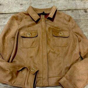 NWOT WHMB suede like jacket